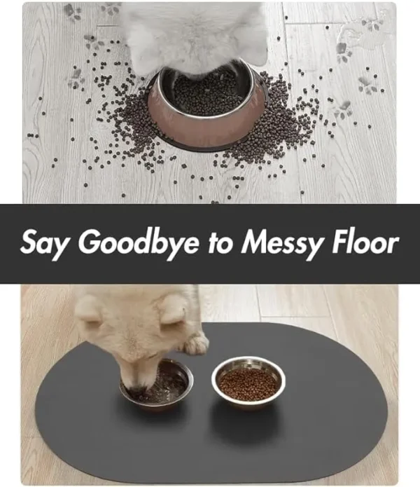 Absorbent Pet Feeding Mat – Quick Dry & No-Stain - Image 2