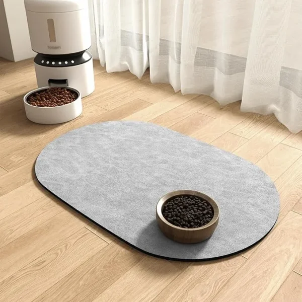 Absorbent Pet Feeding Mat – Quick Dry & No-Stain